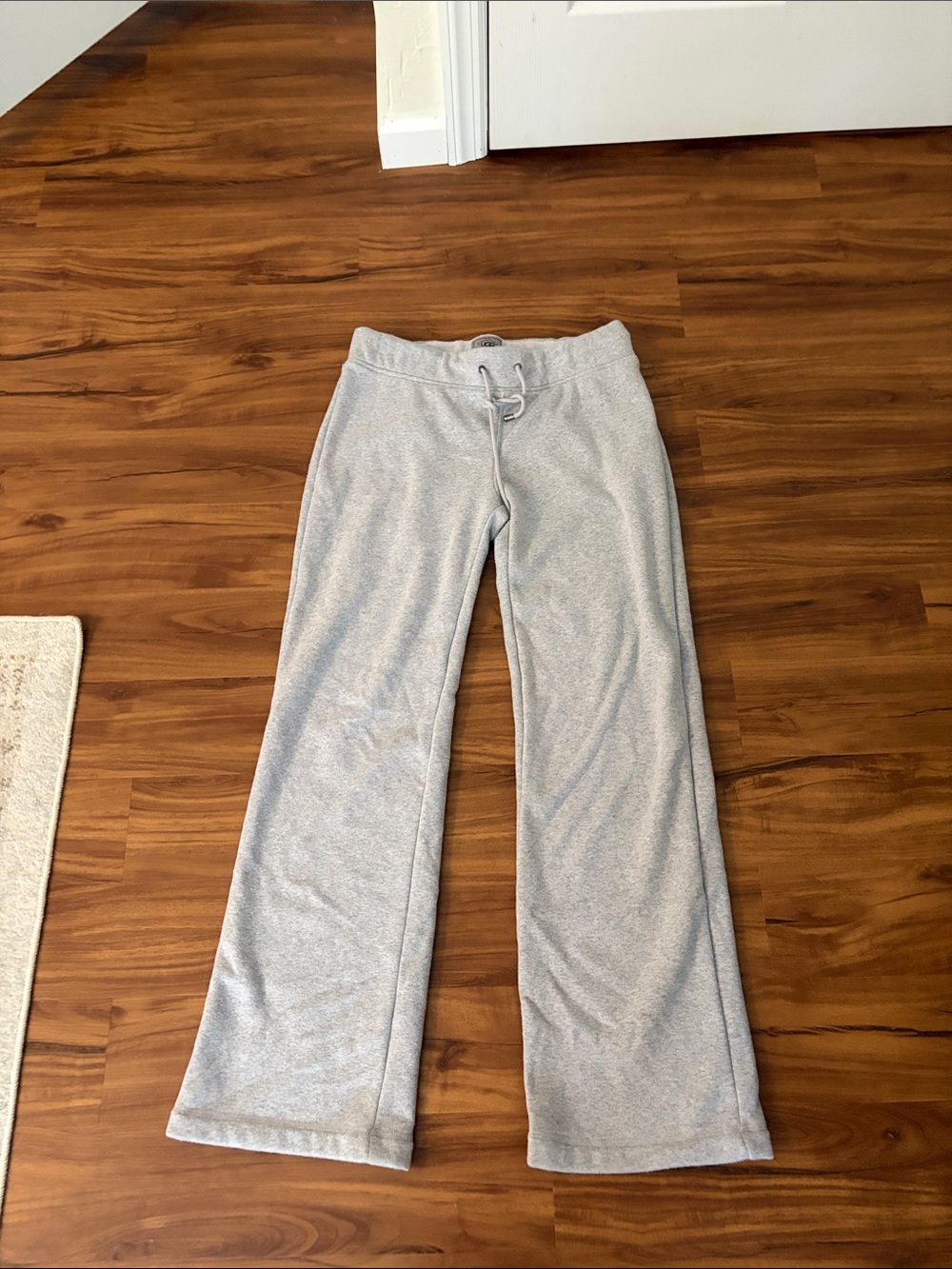 UGG Kids Light Gray Cozy Wide-Leg Sweatpants